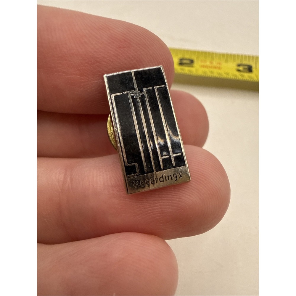 Stiff Records punk new wave enamel pin. Vintage Rare. British Made.